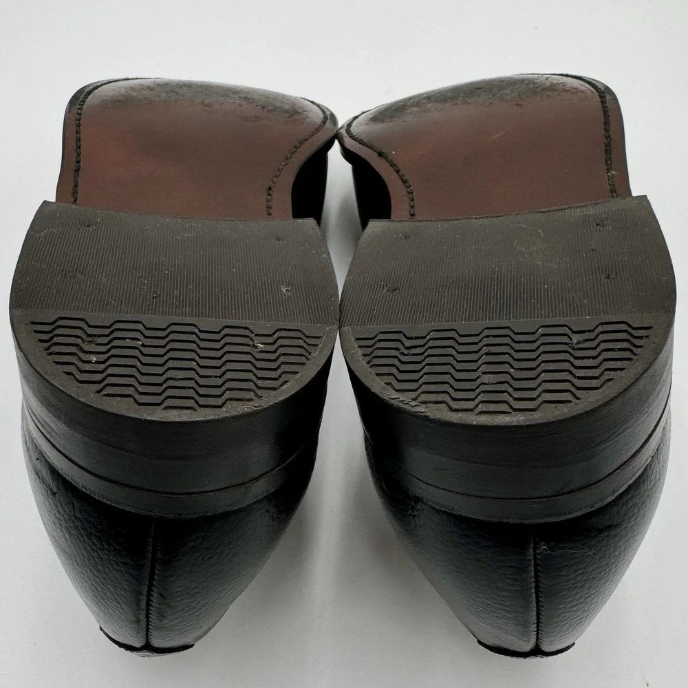 Vintage Guardsman Black Leather Derby Dress Shoes Mens 9.5 Classic Career Formal
